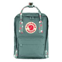 FJALLRAVEN北极狐双肩包男女背包书包23561-664-916霜绿色/五彩底纹7L   