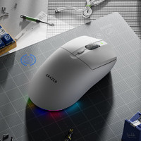 PLUS会员：Lenovo 联想 异能者无线鼠标 RGB灯效 三模 G502 白色