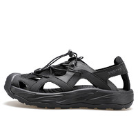 悍途（Humtto）户外女士沙滩涉水鞋舒适透气运动凉鞋 黑色/灰色-款（偏小一码） 42