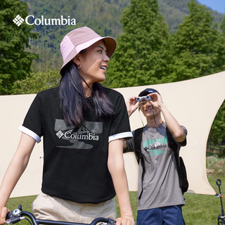 Columbia哥伦比亚户外24春夏男女时尚印花短袖运动T恤AE2959 043男女同款 L(180/100A)