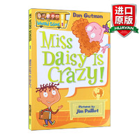 My Weird School 1 Miss Daisy Is Crazy 英文原版 疯狂学校第一季1 校园英语章节桥梁漫画书 儿童幽默小说 英文版 英语书籍