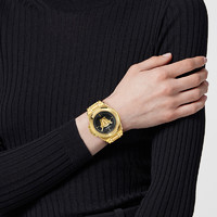 VERSACE 范思哲 正品 瑞士轻奢气质钢带手表女高级感