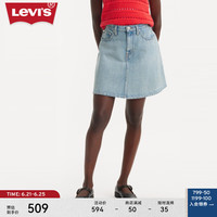Levi's李维斯24夏季女士牛仔半身短裙A8725-0001 水洗蓝 28