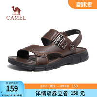 CAMEL 骆驼 男鞋头层牛皮凉鞋 沙滩鞋