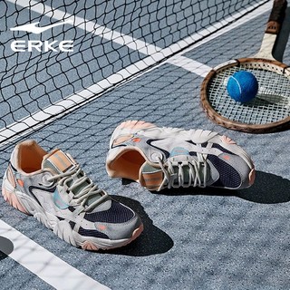 ERKE 鸿星尔克 猫爪3.0鸿星尔克女鞋夏季新款女士透气网球鞋红星防滑耐磨运动鞋