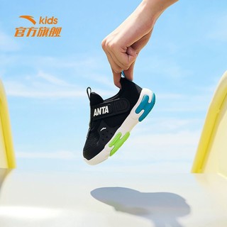 安踏婴童学步鞋框子鞋年夏季软底单层网镂空运动鞋