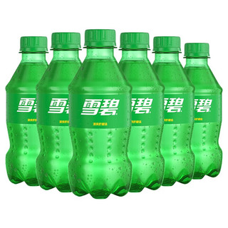 Coca-Cola 可口可乐 碳酸汽水雪碧芬达 雪碧300ml*6瓶