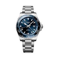 LONGINES 浪琴 运动康卡斯潜水系列 43毫米自动上链腕表 L3.890.4.96.6