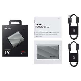 今日必买：SAMSUNG 三星 T9 USB 3.2 移动固态硬盘 1TB Type-c