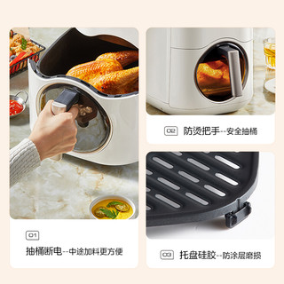 美的小炎烤空气炸锅家用大容量一体全自动电炸锅可视电烤箱