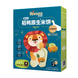 Rivsea 禾泱泱 稻鸭原生米饼 蔬菜味 32g