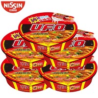 日清食品（NISSIN）UFO飞碟炒面方便面多口味组合装泡面干拌面整箱速食 鱼香肉丝味 5碗