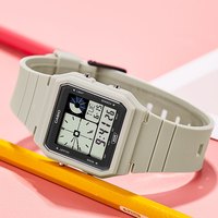 CASIO 复古小方块指针多功能男女电子手表LF-20W-8A