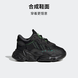 adidas阿迪达斯三叶草OZWEEGO EL I男婴童运动学步鞋HR0242 黑 23.5(135mm)