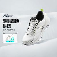 SKECHERS 斯凯奇 Go Run Consistent 男子跑鞋 220034/WBLM 白色/黑色/柠檬色 44.5