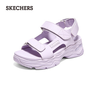 斯凯奇（Skechers）女子时尚休闲凉鞋舒适轻便简约耐磨119846 薰衣草色35  薰衣草色/LAV