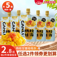 生和堂吸吸果冻零食大礼包杨枝甘露味多款椰果粒解馋零食休闲零食 【5袋】多肉芒芒吸吸果冻