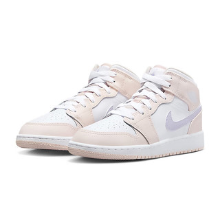 NIKENIKE耐克AirJordan1 Mid(GS)板鞋儿童运动鞋女鞋FD8780-601 37.5