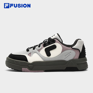 FILA  FUSION斐乐潮牌女鞋BANK DX鞋时尚休闲滑板鞋 海雾紫/月岩灰-SL 40