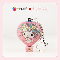 3D-JP三丽鸥系列28片热气球造型钥匙扣立体球形拼图美乐蒂花仙子AB1024