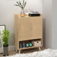 木以成居鞋柜门口简约北欧玄关柜小户型进门入户客厅木腿置物柜 原木色 仿实木色