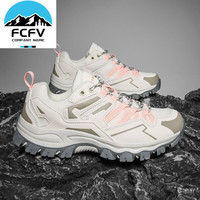 FCFV户外防滑耐爬山鞋女磨运动透气徒步2023厚底防水户外登山旅 【粉色】户外登山-鞋 37