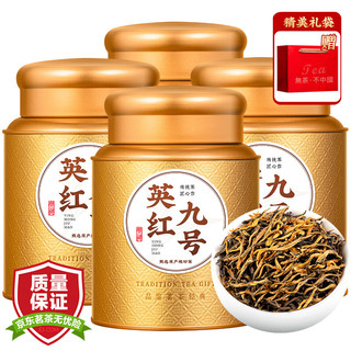 魏茶师 英德红茶 广东特级红茶英红九号茶叶罐装礼盒500g(250g