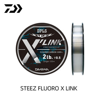 达亿瓦（DAIWA）22STEEZ FLUORO X LINE 史帝兹 碳素线 日本高强度耐磨鱼线 STEEZ FLUORO X LINK 0.6号