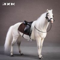 JXK [官方自营]德国汉诺威温血马动物模型仿真动物家居桌面办公室摆件