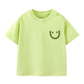迷你巴拉巴拉 短袖T恤男童女童纯棉笑脸印花宝宝儿童短袖T