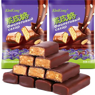 KlmlGong 紫皮糖巧克力果仁夹心巧克力  3斤装