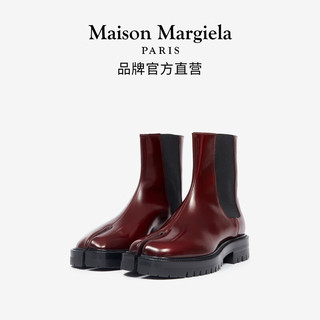 Maison Margiela马吉拉Tabi分趾切尔西靴厚底4cm早秋 T2264巧克力色 35