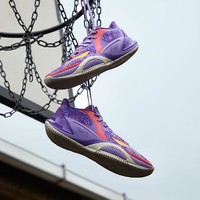 LI-NING 李宁 暴风8 low篮球鞋低帮男鞋2024款大学生实战运动鞋