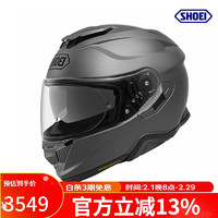 SHOEI GT-AIR 2二代头盔摩托车双镜片防雾全盔四季男女跑盔 哑灰 S