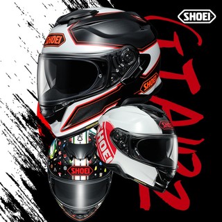 SHOEI GT-AIR 2二代头盔摩托车双镜片防雾全盔四季男女跑盔 哑黑 L