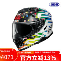 SHOEI GT-AIR 2二代头盔摩托车双镜片防雾全盔四季男女跑盔 Lucky-Charm_TC-10 M