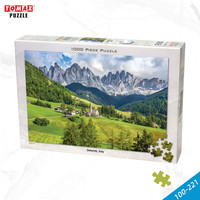 成人拼图1000片高难度风景建筑休闲解压纸质锻炼手动能力培养耐心静心消耗时间疫情居家玩具装饰挂画 100-221意大利風光