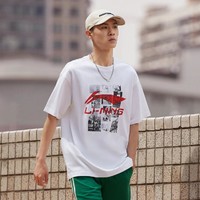 LI-NING 李宁 短袖T恤男士运动时尚系列圆领夏季运动服