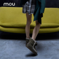 mou冬季Eskimo18经典系列羊皮毛一体雪地靴女靴短筒冬靴