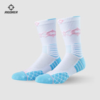 准者【四双装】实战级磨淬袜运动加厚毛巾底中长筒袜耐磨透气袜子 四色【四双装】336 均码(38-45)