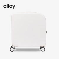 alloyPICNIC旅行箱【明星同款】乐几经典高颜值便携时尚登机箱 雪山白21寸 拉链