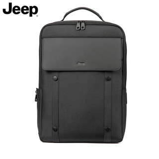Jeep 吉普 双肩包男士商务出差大容量电脑包轻便笔记本充电书包大旅行背包 实用送爸爸