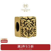 周大福 MONOLOGUE北纬三十度国潮将军战甲 黄金转运珠 18.75cm MR1475