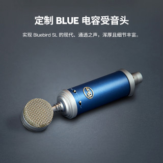 罗技Blue蓝鸟麦克风主播声卡直播电容麦话筒森然声卡套装设备