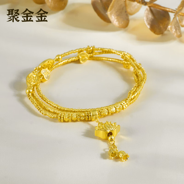 聚金金 黄金项链 约27g