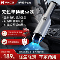 扬子车载吸尘器家用大吸力手持车用大功率无线小型便携桌面随手吸除尘 【无刷电机】标准款