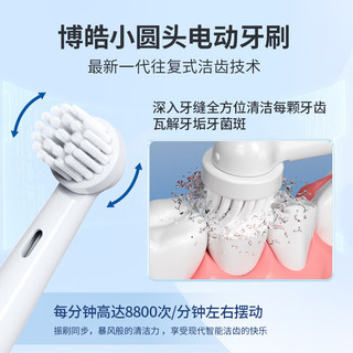 博皓(prooral）电动牙刷成人感应充电式圆头牙刷 / T40象牙白