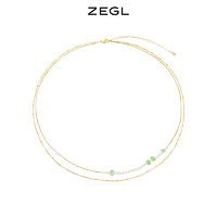ZENGLIU ZEGL设计师人造珍珠晶石头腰链女优雅配裙子身体链网红夏季配饰品