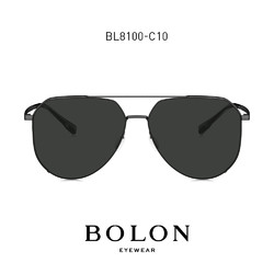 BOLON 暴龙 墨镜新款近视太阳镜经典飞行员偏光男驾驶潮流BL8100