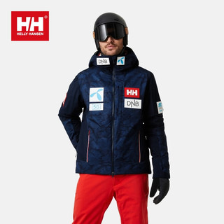 HELLY HANSEN, H/H海丽汉森hh男士滑雪服秋冬防水弹性保暖环保上衣SKI系列 黑色 L